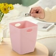 thumbnail image 2 of Small Trash Can with Lid, Mini Trash Can for Bathroom, Office and Bedroom, Small Bathroom Garbage Can with Swing Top, Compact Waste Basket for Desk, Dorm & Home, Pink - Xuniizn, 2 of 7