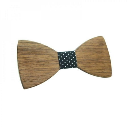 

Promotion Clearance Children Bowtie Handmade Customized Solid Wood Bow Tie Creative Wedding Wooden BowTie Necktie