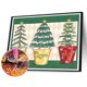 thumbnail image 1 of Cuadros Decorativos Árbol de Navidad 5D DIY Diamond Painting Kits Full Round Drill Wall Decor Crafts Wdftyju embutido en tela, 1 of 8