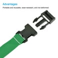 thumbnail image 3 of Uxcell 2m Adjustable with Quick Release Buckle Luggage Straps, Green 2 Pack, 3 of 5