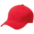thumbnail image 1 of HighFive 319700 Cotton Twill Six Panel Cap, Scarlet, ADT, 1 of 1
