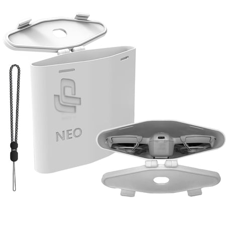 Storage Case Box for DJI Neo 3D Printed Protective Carrying Case with Handheld Lanyard, Open Lid Design Anti-pressure Hard Case Portable Drone Protection Accessories
