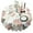 Pioneer Flower Floral-1, variant on Pioneer Flower Floral Print Pattern Round Tablecloth 60"x60",Wrinkle Wipeable Table Cloth for Kitchen Dining Room Picnic Patio Party