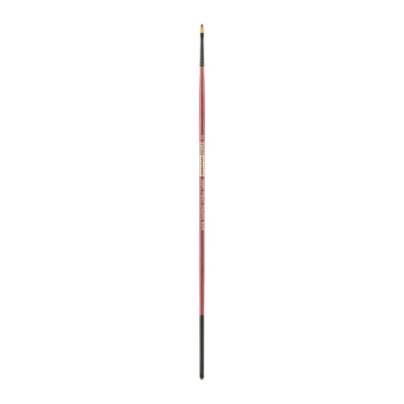 Creative Mark Ebony Splendor Long-Handled Synthetic Sable Paint Brush, Filbert # 2, Teijin Multi-Filament Hair, Handcrafted Synthetic Paint Brushes for Acrylic Painting, Watercolor Painting and More