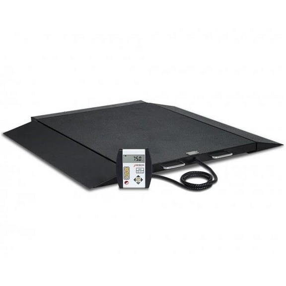 Detecto-6600 2 in. Portable Bariatric Wheelchair Scale