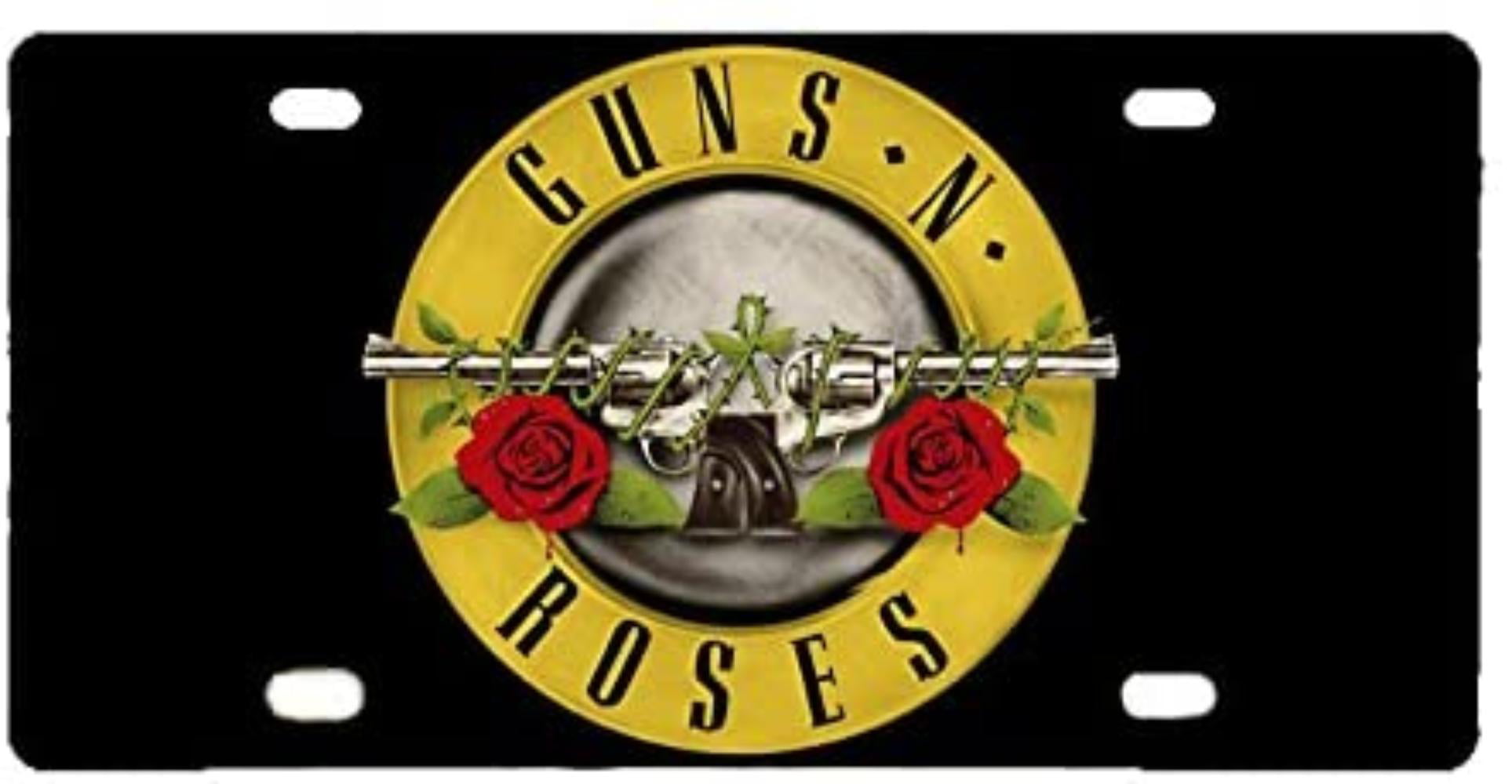 Guns N Roses Custom Metal License Plate for Car Tag 6x12 