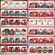 thumbnail image 2 of Tren de Navidad de madera pintada a mano, mini tren de Navidad de plástico, adornos navideños, adornos para fiestas, adornos de mesa de Navidad, 2 of 5