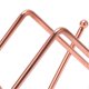 thumbnail image 3 of Napkin Holder Iron Art Vertical Style V Shape Large Capacity Bottom Thickening Widening Design Paper Holder Rose Gold, 3 of 3