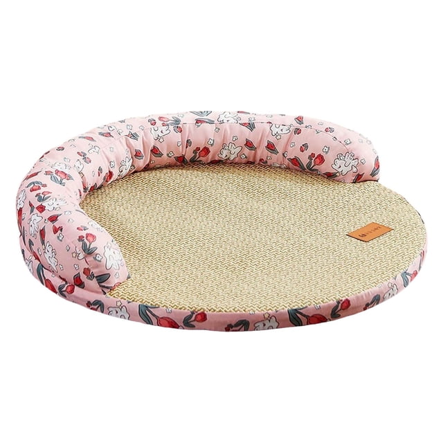 Cama de verano para perros jinwen S rosa