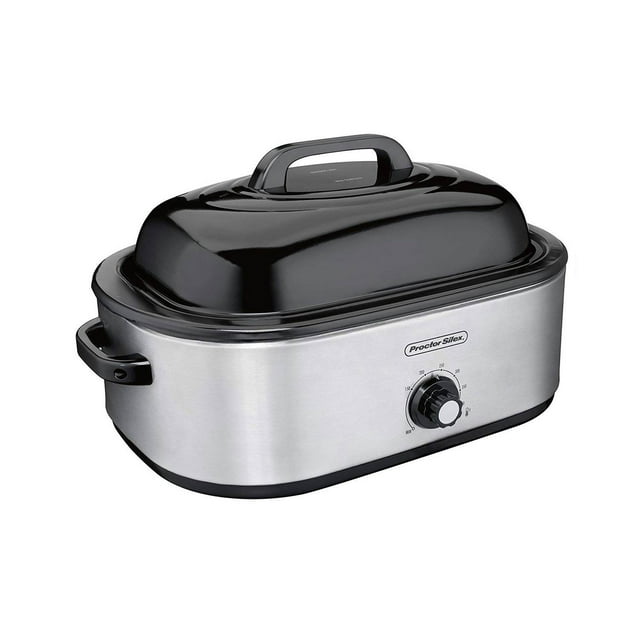 Proctor Silex Four à Rôtissage de Din 18 Litres en Acier Inoxydable de 24 Lb avec Poêle Amovible
