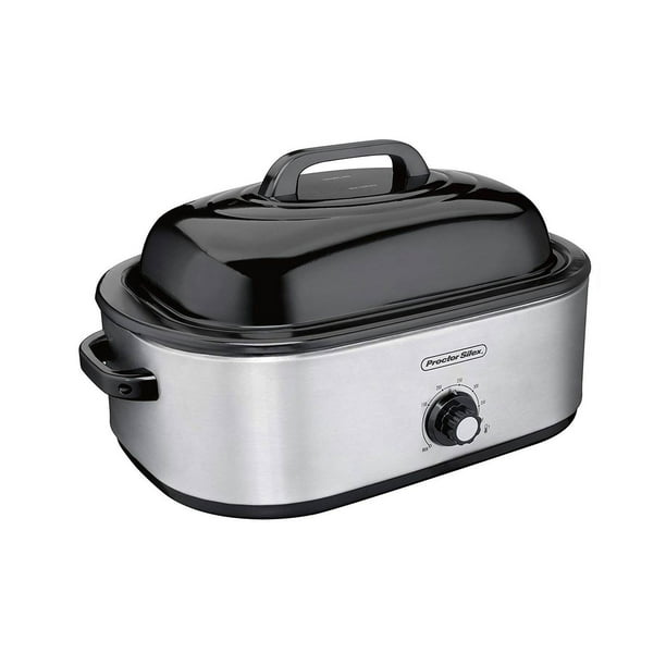 Proctor Silex 18 Quart Stainless Steel 24lb Turkey Roaster Oven w