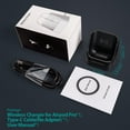 thumbnail image 7 of AirPods Wireless Charger - Compatible with AirPods 4/3/2 & Pro 2, Active Noise Cancellation, Black, 7 of 7