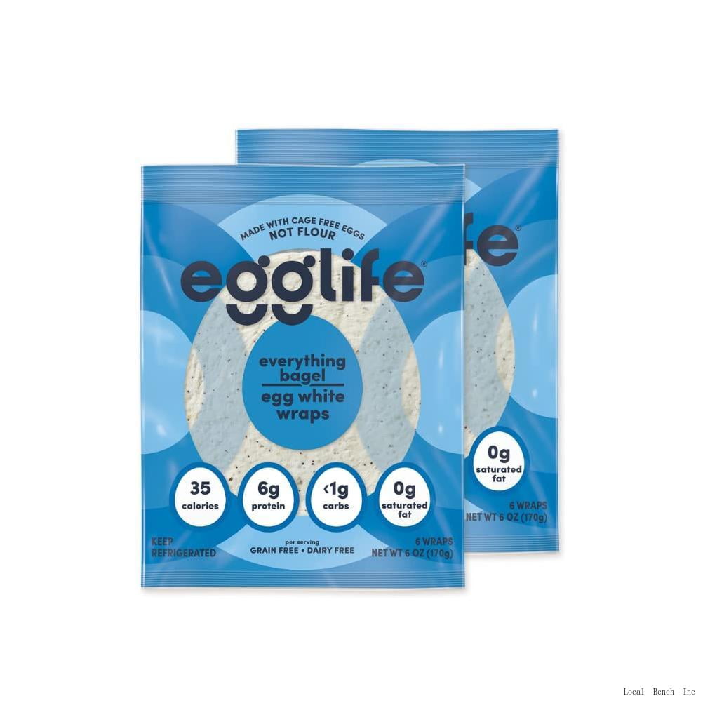 egg white wraps, everything bagel, egg white wraps, 12 total wraps (2 6 packs) gluten free