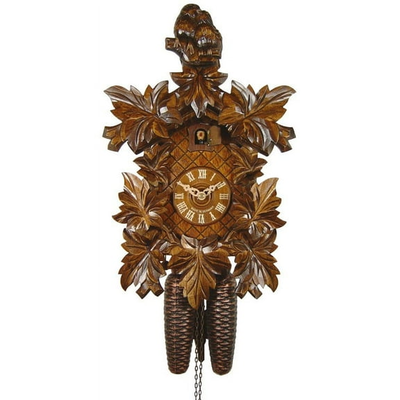 Cuckoo Clock Pair of birds, 8-leaves