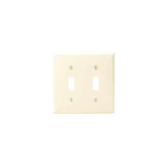 Leviton Unbreakable Toggle Switch Wall Plate - Pack of 2