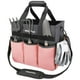 thumbnail image 1 of Bolsa para herramientas de jardín WORKPRO Heavy Duty con 10 bolsillos, color rosa, 1 of 7