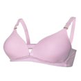 thumbnail image 1 of Women’s Nursing Bra Front Buckles Maternity Bras Seamless Padded Wire-Free Bra, 1 of 6