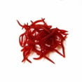 thumbnail image 1 of Shengyu 100pcs 4.5cm Bloodworm Soft Fish Bionic Baits PVC Earthworm Fish Baits Lures, 1 of 1