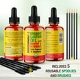 thumbnail image 3 of Seven Minerals Organic Castor Oil 4oz with Rosehip & Vitamin E for Eyelashes, Eyebrows, Face & Hair Growth, 3 of 7