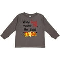 thumbnail image 3 of Inktastic When God Made Me He Said Ta-da Boys or Girls Long Sleeve Toddler T-Shirt, 3 of 5