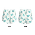 thumbnail image 5 of Lsque Turtle Printed Women's Running Shorts with Liner Pockets,Elastic Quick Dry Workout Athletic Gym Yoga Shorts,Womens High Waist Shorts-X-Large, 5 of 9