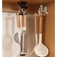 thumbnail image 5 of Gancho de pared giratorio de 2 piezas para cocina, gancho plegable giratorio de 360 grados, con 6 garras para cocina, baño, gabinete de cocina (negro), 5 of 5