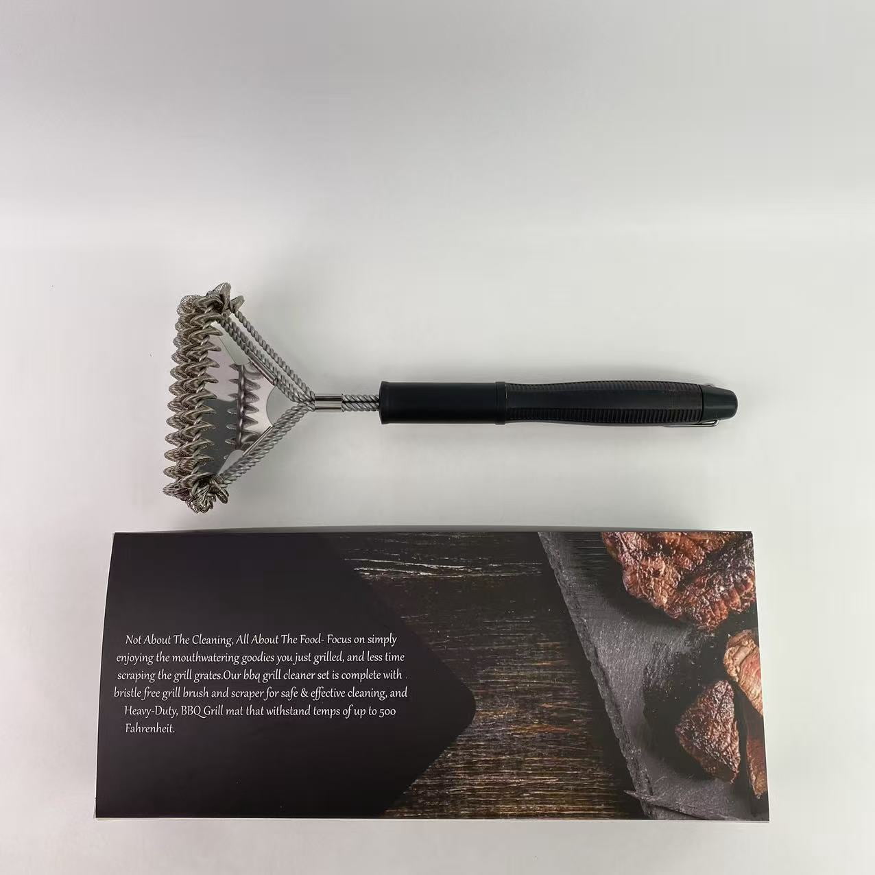 YOOGEEDSCleaning brushes for barbecue grills - Safe BBQ Brush for Grill -Stainless Grill Grate Cleaner - Safe Grill Accessories for Porcelain/Charcoal Grill - Gifts for Grill Wizard/Men/Dad