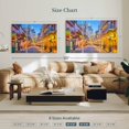thumbnail image 3 of Elephant Stock Bourbon Street Wall Art - Horizontal Multi Panel Canvas - Living Room Wall Decor - Places Multi Panel - Orange And Gray Decor - 57" x 36", 3 of 4