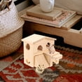 thumbnail image 2 of Chinchilla Cage Accessories Hamster Castle Small Pet Hut Hamster Platform, 2 of 9