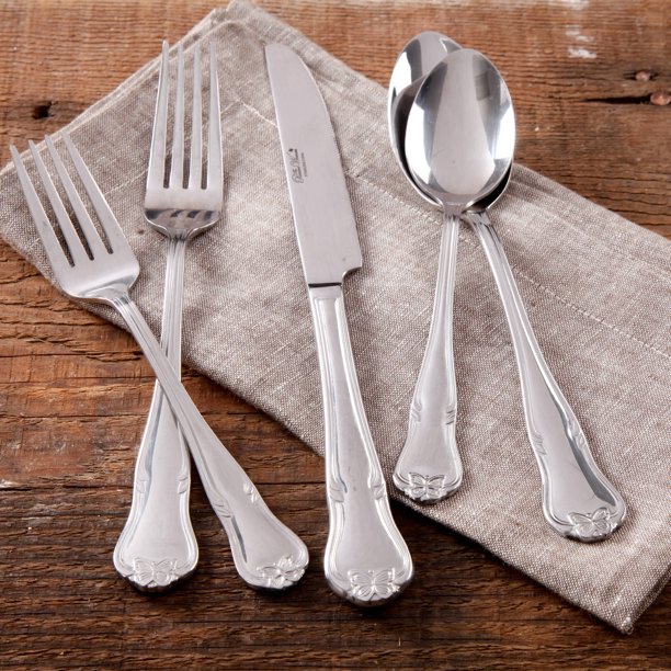 The Pioneer Woman Alex Marie 20-Piece Stainless Steel ...