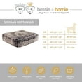 thumbnail image 7 of Bessie and Barnie Bubble Gum Luxury Shag Extra Plush Faux Fur Rectangle Pet/Dog Bed, 7 of 7