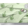 thumbnail image 2 of Soimoi Poly Georgette Fabric Floral & Paisley Block Print Fabric by The Yard 42 Inch Wide, 2 of 3