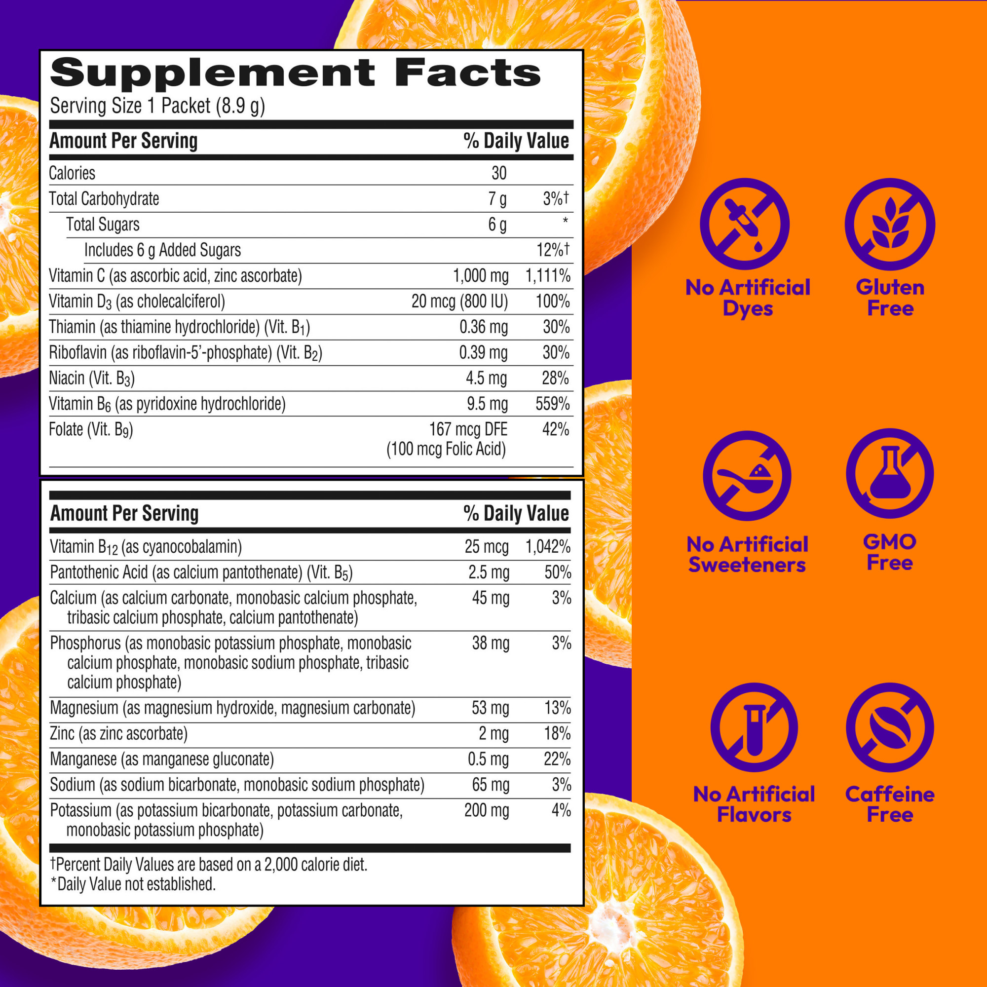 Emergen-C Vitamin C Powder 1000mg, Super Orange Flavor photo 8
