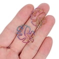 thumbnail image 4 of SHISUYAN Colorful Metal Paper Clips in Monstera Shape for Office Use Assorted Color, 4 of 8