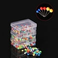 thumbnail image 3 of ZUARFY 100Pcs Dressmaking Sewing Pin Straight Pins Round Head Color Pearl, 3 of 9