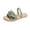 Green, variant on Yellow Ladies Comfortable Summer Wedge Heel Fish Mouth Thick Sole Slippers For Walking And Easy Slip On, In Various Settings Pu