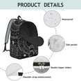 thumbnail image 3 of Mystical Sunburst and Solar Eclipse Print Travel Backpack – Lightweight Oxford Backpack with Comfortable Carrying and Anti-theft Features for Daily Use, School, and Campus Commuting, 3 of 5