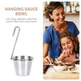 thumbnail image 4 of OULII 2 Pcs Plat à Sauce en Acier Inoxydable Réutilisable pour Cuisine, 4 of 6