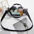 thumbnail image 6 of Clear Transparent Messenger Bag Fashionable Crossbody Shoulder Purse Organizer Tote Makeup Storage Carryall, 6 of 9