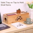 thumbnail image 5 of Extra Large Cable Management Box with Lid, Bamboo Cable Box for Cords, Power Strips or Surge Protectors, Hide Loose Wires Behind TVs, Home, Computers, Office Desks by, 5 of 9