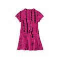 thumbnail image 4 of CCRFTGI Polo Dress for Kids Girls Size 8 Back To School Short Sleeve Uniform Cute Polka Dots Pleated Flare Skater Polo Dresses Summer Button Collared Picque Polo Dress Hot Pink 7-8 Years, 4 of 5