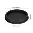 thumbnail image 2 of Uxcell 1Pcs High Temp Silicone Plug T Type Silicon Stopper Black 5.94x0.93x0.71", 2 of 7