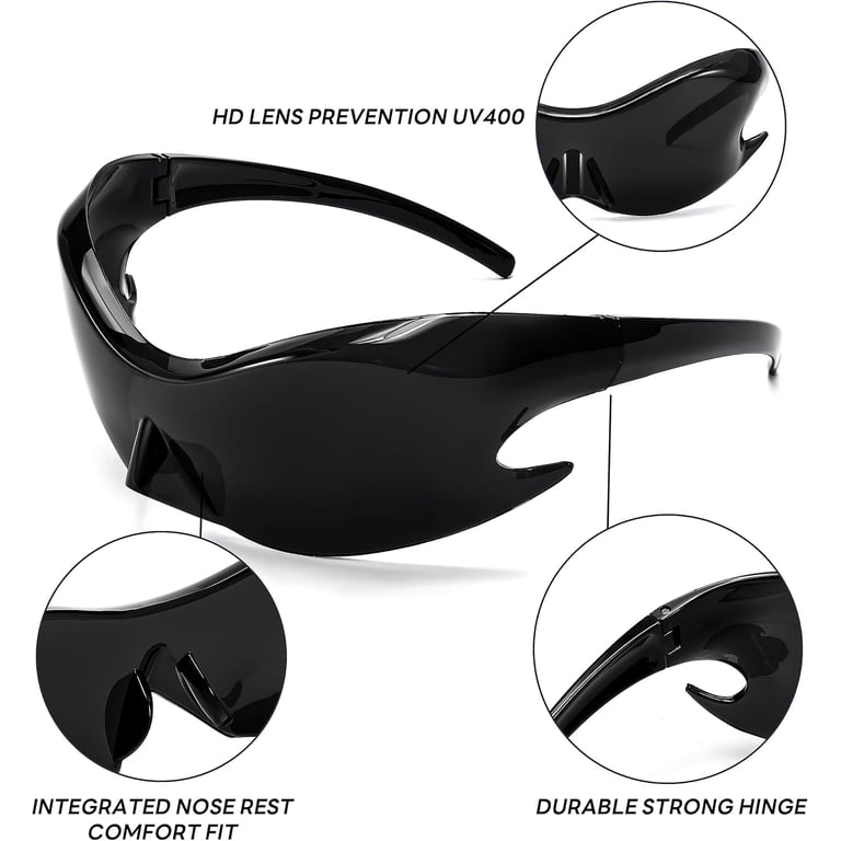 LUNETTES DE SOLEIL sport rapides Rave Y2K Cool Techno UV400, Gris EUR 9,90 - PicClick FR LUNETTES DE SOLEIL sport rapides Rave Y2K Cool Techno UV400, Gris EUR 9,90 - PicClick FR