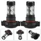 thumbnail image 1 of H16 5202 Bombillas de faros LED, 2 piezas 8000K Azul hielo 100W 20LED Bombillas de faros Kit Faros antiniebla Lámpara de conducción de automóviles Ecomeon  no, 1 of 4
