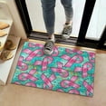 thumbnail image 2 of Breast Cancer Door Rugs,Washable Non Slip Door Mats Indoor,Decorative Door Mats,Entry Mat Indoor for Entrance,Bedroom,Kitchen,Bathroom,16"x24", 2 of 6