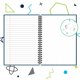 thumbnail image 5 of Bloc de notas Digital inteligente reutilizable A4 forrado con bolígrafo borrable y toallita para almacenamiento y reutilización de bocetos en la nube sin fin, 5 of 5