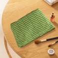 thumbnail image 4 of Lilixerw Knitted Stripe Makeup Bag Large Zipper Make Up Accessory Pouch for Purse Cosmetic Brush Bag for Travel Essential, 4 of 8