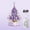 Purple, variant on Fantastical Pink Crystal Christmas Tree Toy Building Kit Compatible For Lego With Rotate The Music Box Base For Ages 6+ , Includes 675 Pieces