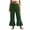 #01 Army Green 【Mix, Match & Rotate: Stock Up on Daily Colors】, variant on Women Summer Linen Cropped Pants with Pockets, Mid Elastic Waist Loose Straight Leg Capris, Soft Cotton Blend Cuffed Hem Pants for Women, Casual Beach Business Travel | TruHer,White 2XL