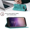thumbnail image 3 of Compatible with Samsung Galaxy S8 Classic Embossed PU Leather Case with Card Holder Shockproof Cover, 3 of 5